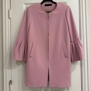 Zara pink coat